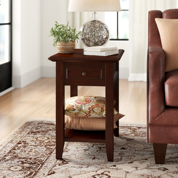 Three Posts™ Ellicott 24'' Tall End Table with Storage & Reviews Wayfair